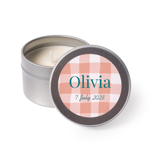 Tea Lights with Sticker - set of 24 Tea Lights with Sticker - set of 24