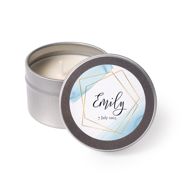 Tea Lights with Sticker - set of 24