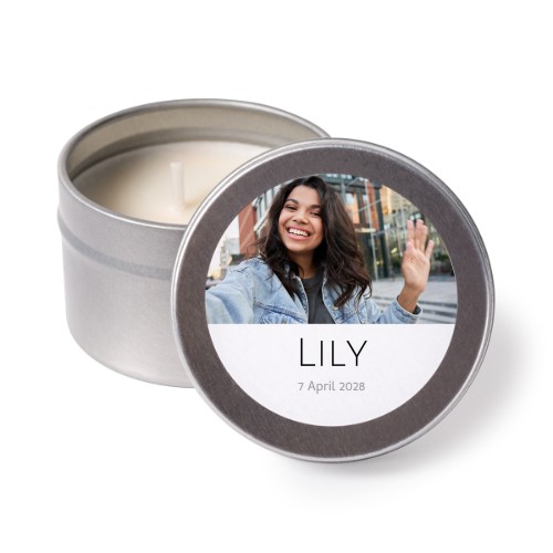 Waxinelichtjes met sticker - Set van 24