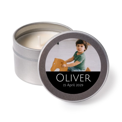 Bougies avec autocollants (lot de 24)