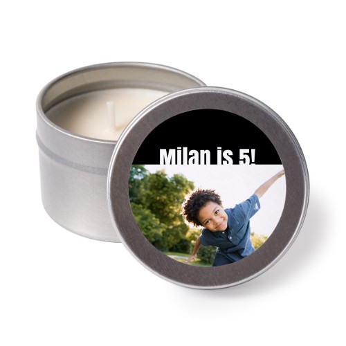 Tea Lights with Sticker - set of 24