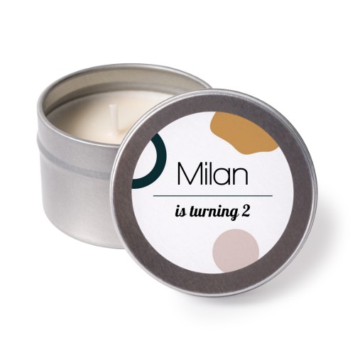 Tea Lights with Sticker - set of 24