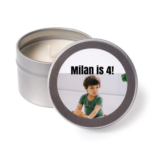 Waxinelichtjes met sticker - Set van 24