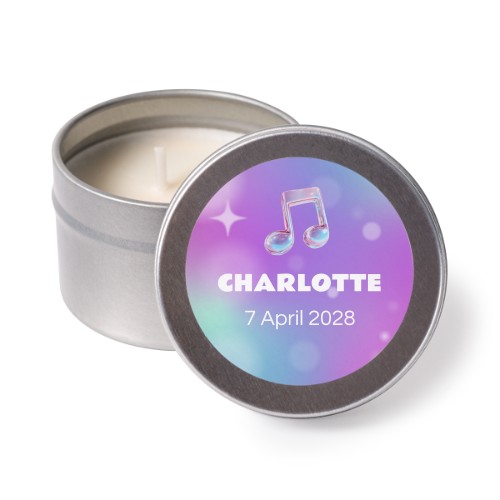 Theelicht met sticker (Set van 24)