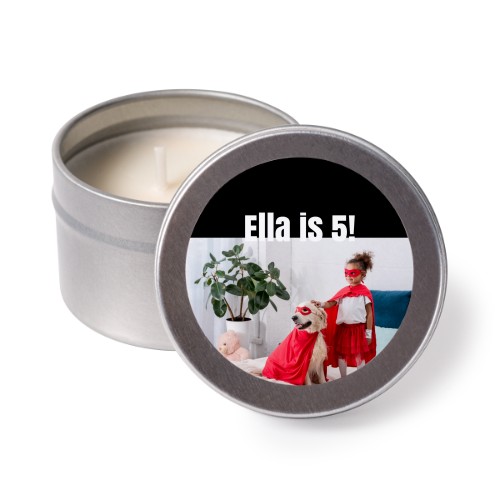 Tea Lights with Sticker - set of 24