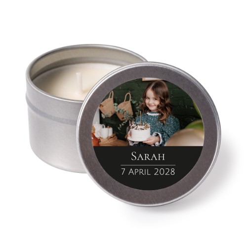 Waxinelichtjes met sticker - Set van 24