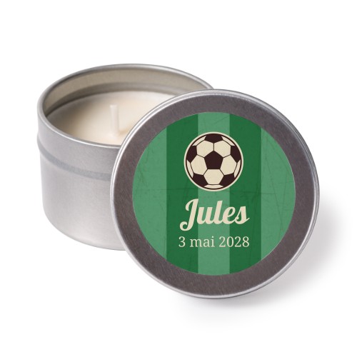 Bougies avec autocollants (lot de 24)