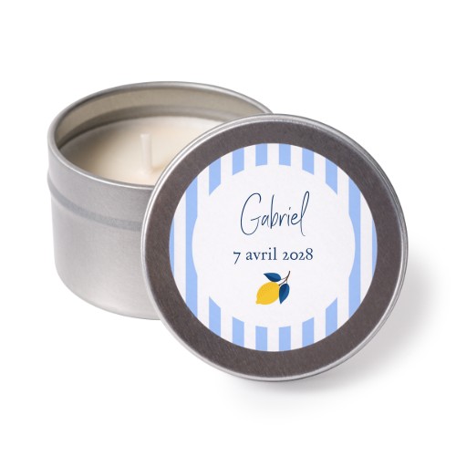 Bougies avec autocollants (lot de 24)