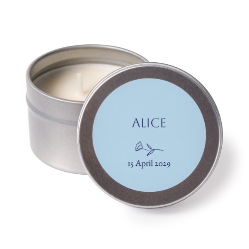 Bougies avec autocollants (lot de 24)