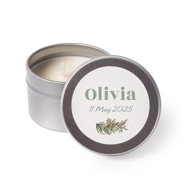 Tea Lights with Sticker - set of 24 Tea Lights with Sticker - set of 24