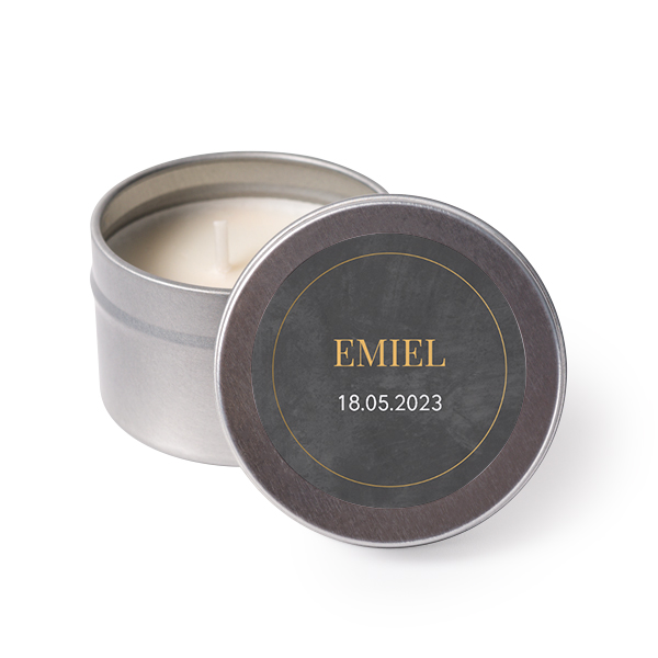 Theelicht met sticker (Set van 24) Theelicht met sticker (Set van 24)