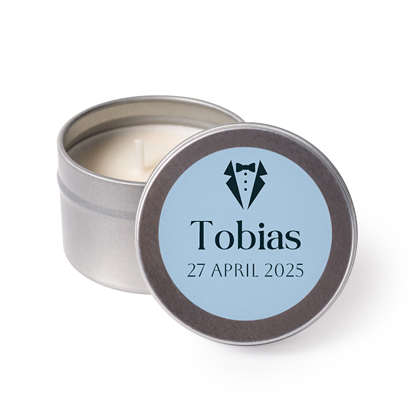 Doftljus med klistermärke - 24 st