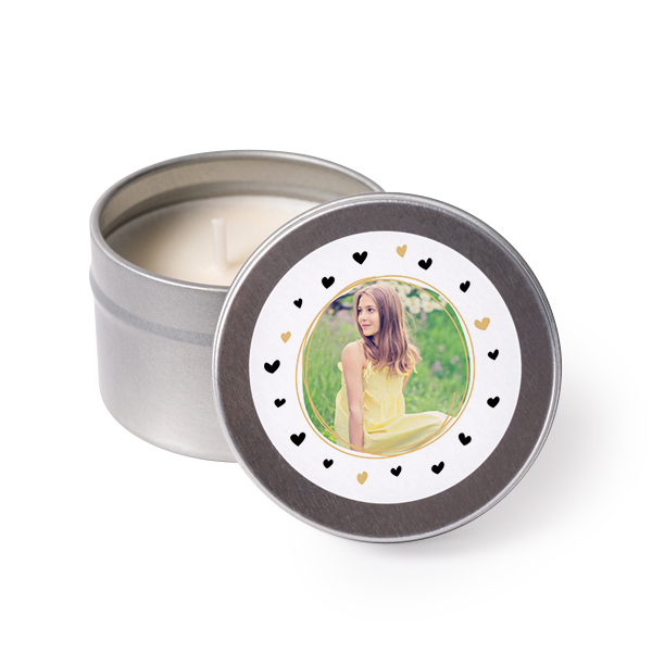 Duftlys med klistremerke - 24 stk