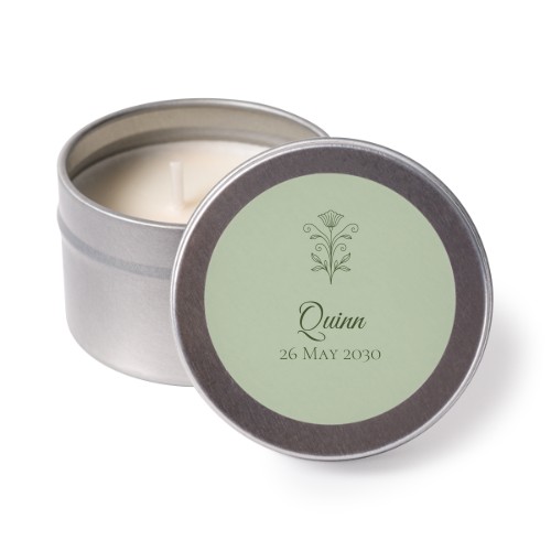 Bougies avec autocollants (lot de 24)