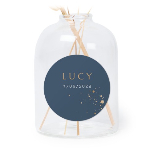GiftSticker_GoldSparklesPartyBlue
