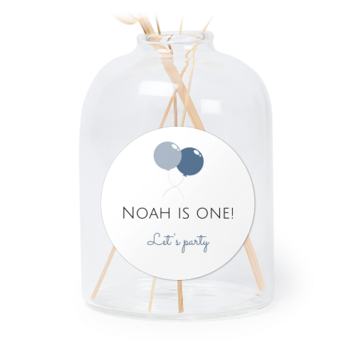 GiftSticker_BalloonCollageBlue