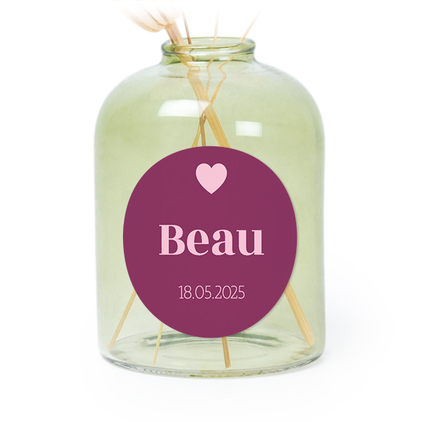 Colour Block Heart - Text Only Colour Block Heart - Text Only