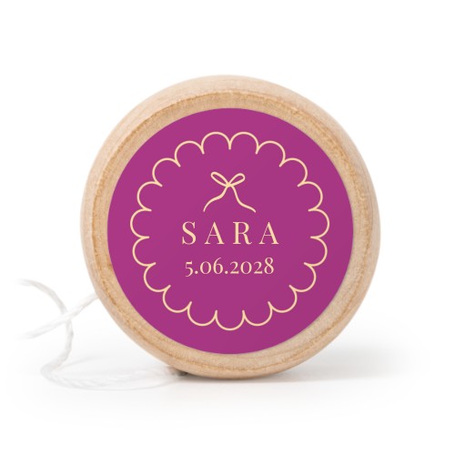 Classy Scallop Bow - Text Only Classy Scallop Bow - Text Only