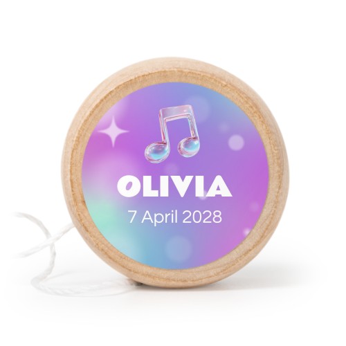 Holographic Music Notes