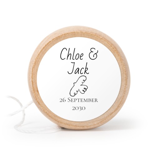 Yoyos With Sticker - set of 12 Yoyos With Sticker - set of 12