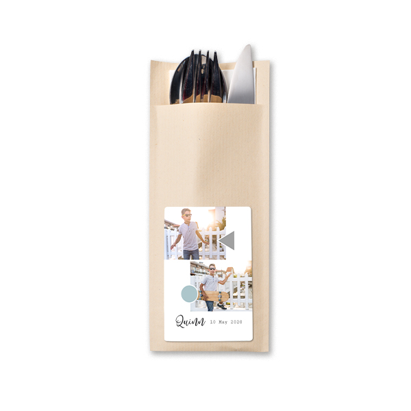 Bestekhouder beige - Set van 24