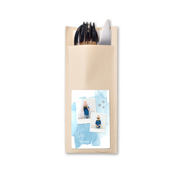 Cutlery envelope beige - set of 24