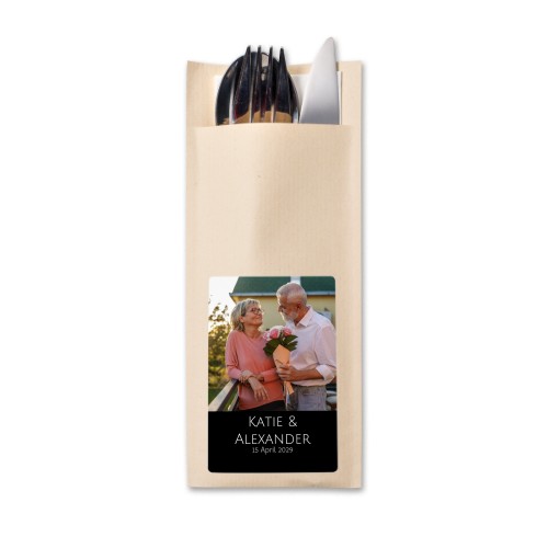 Bestekhouder beige - Set van 24 Bestekhouder beige - Set van 24