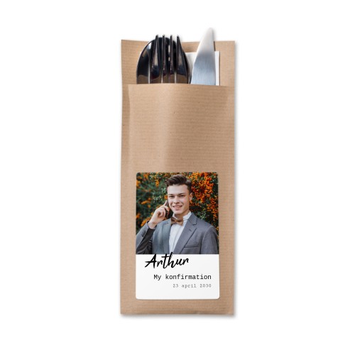 Bestikk-konvolutt Brun - 24 stk Bestikk-konvolutt Brun - 24 stk