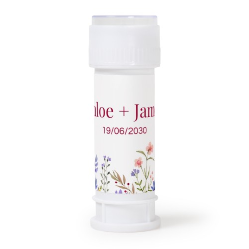 Tube à bulles blanc - Lot de 12