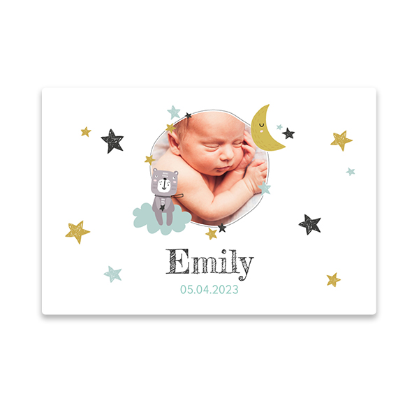 Gift wrapping stickers Landscape 6 x 9 cm - set of 24