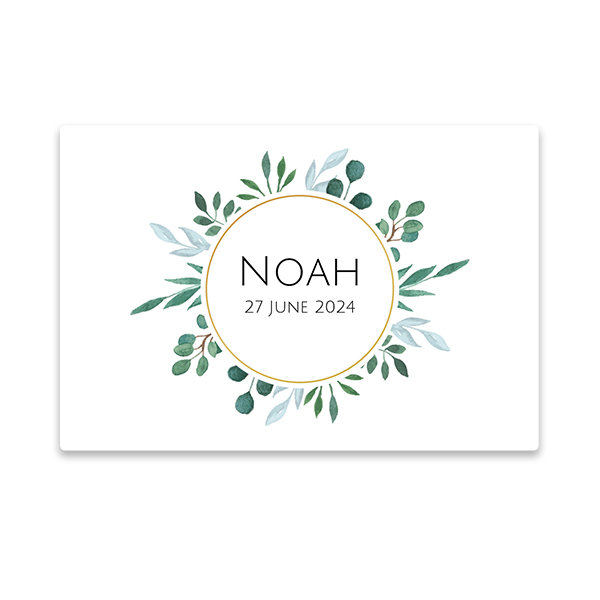 Gift wrapping stickers Landscape 6 x 9 cm - set of 24