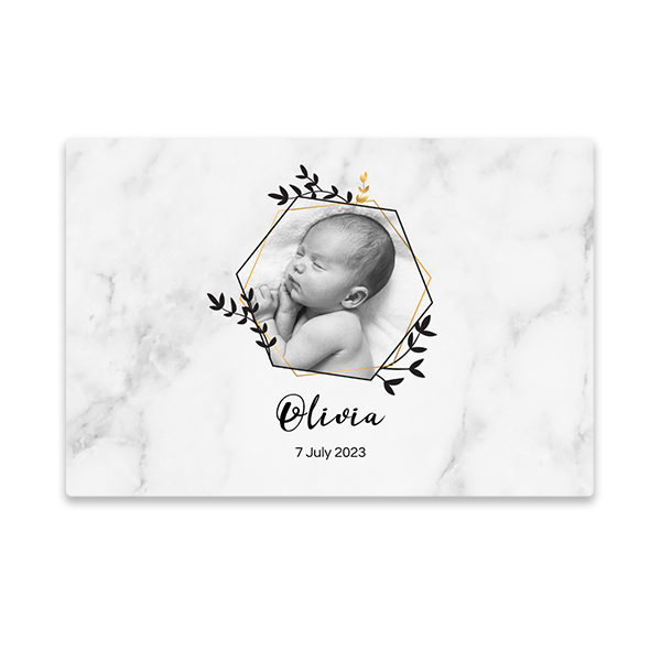 Stickers voor bedankjes Liggend (set van 24) 6 x 9 cm