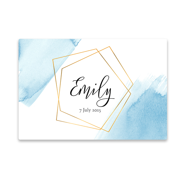 Autocollants pour fête Paysage 6 x 9 cm (lot de 24)