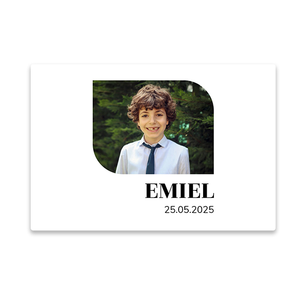 Stickers voor bedankjes Liggend (set van 24) 6 x 9 cm