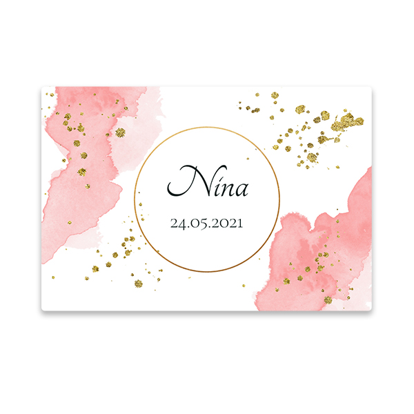 Gaveetiketter Liggende 6 x 9 cm - set of 24