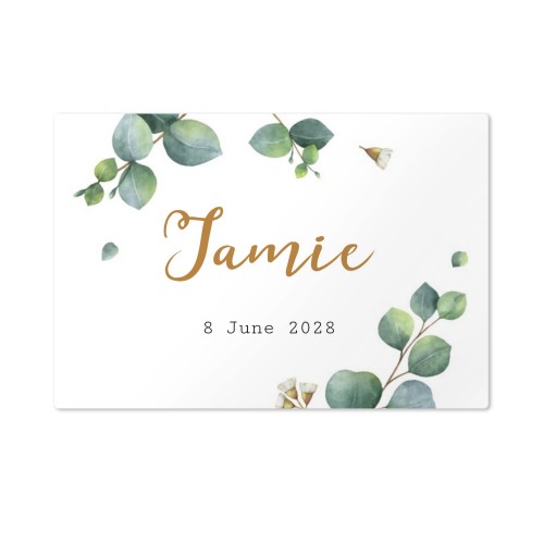 Gift wrapping stickers Landscape 6 x 9 cm - set of 24