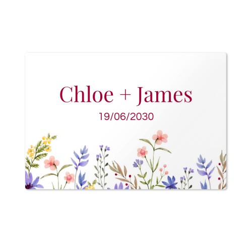 Autocollants pour fête Paysage 6 x 9 cm (lot de 24)