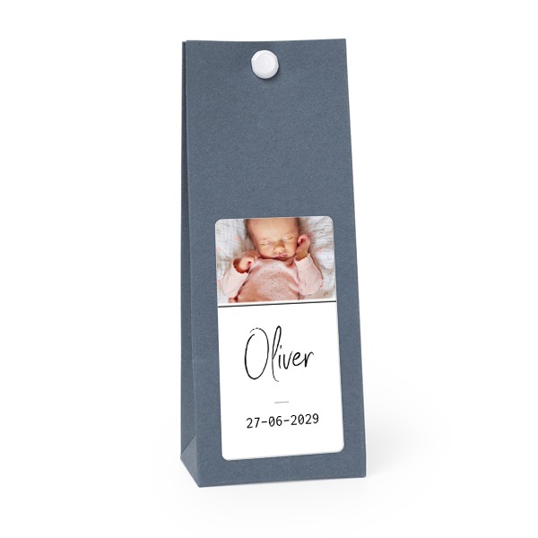 Gavepose Blå 35x70mm Gavepose Blå 35x70mm