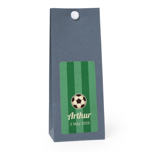 Blaue rechteckige Geschenktüte - 12 Stk. 