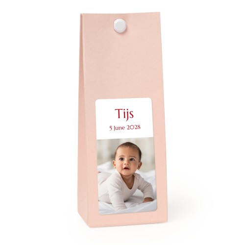 Sachet confiseur rectangle rose lot de 12 Sachet confiseur rectangle rose lot de 12
