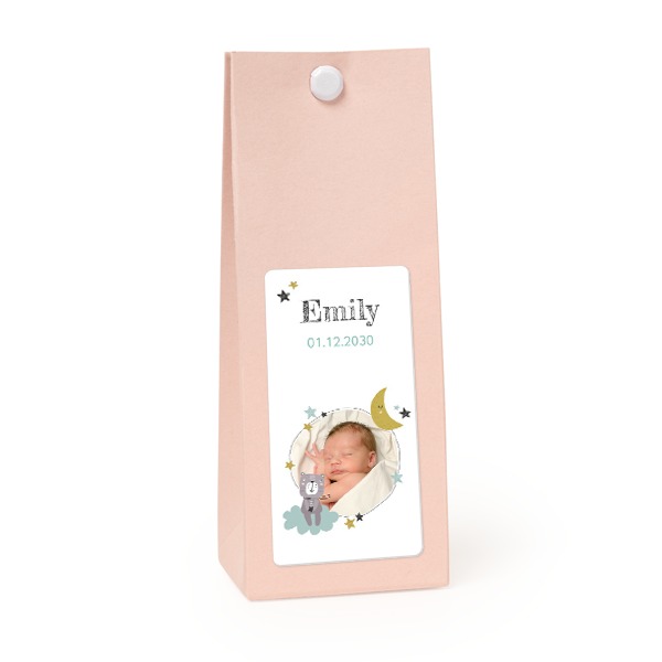 Party favours bag magnolia 35x70mm Party favours bag magnolia 35x70mm