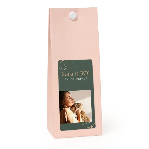 Presentpåse magnolia 35x70mm