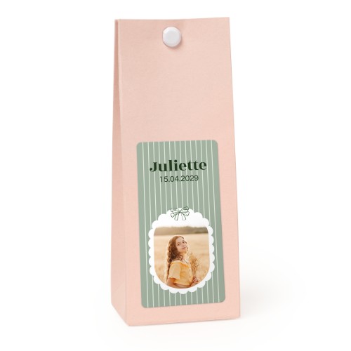 Rosa rechteckige Geschenktüte - 12 Stk. Rosa rechteckige Geschenktüte - 12 Stk.