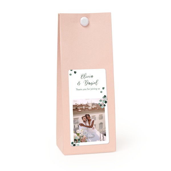 Sachet confiseur rectangle rose lot de 12 Sachet confiseur rectangle rose lot de 12