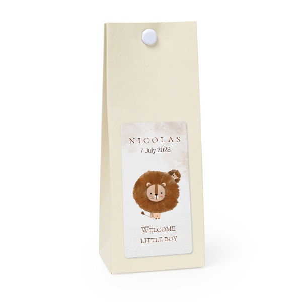 Party favours bag vanilla 35x70mm Party favours bag vanilla 35x70mm