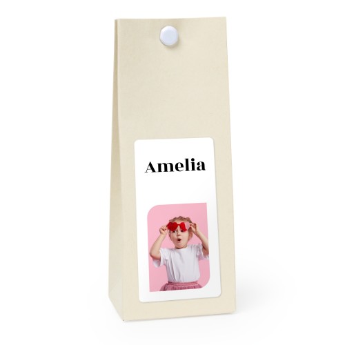 Sachet confiseur rectangle vanille lot de 12