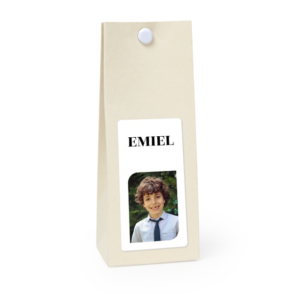 Sachet confiseur rectangle vanille lot de 12