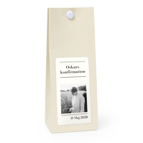 Presentpåse vanilj 35x70mm