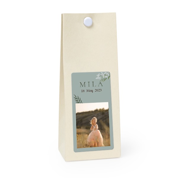 Sachet confiseur rectangle vanille lot de 12 Sachet confiseur rectangle vanille lot de 12