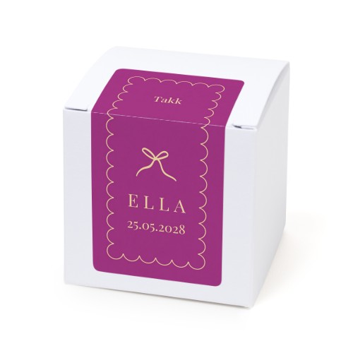 Classy Scallop Bow - Text Only Classy Scallop Bow - Text Only